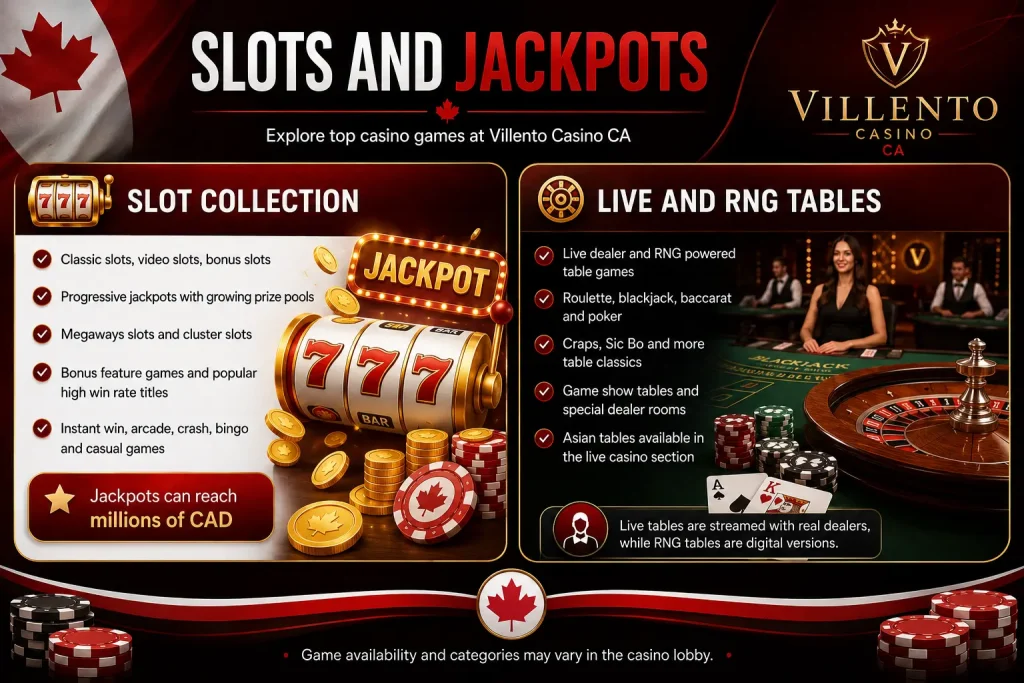 Villento Casino Game Library